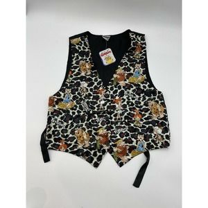 New! THE FLINSTONES VEST Vintage 100% Polyester 1994 Hanna-Barbara NEW with tags